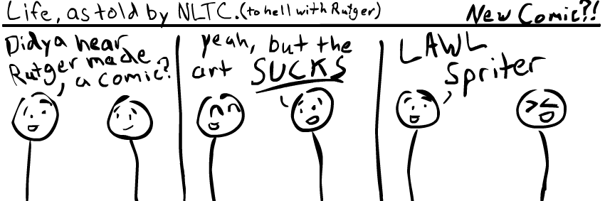 Life as told by NLTC: "New Comic?!"