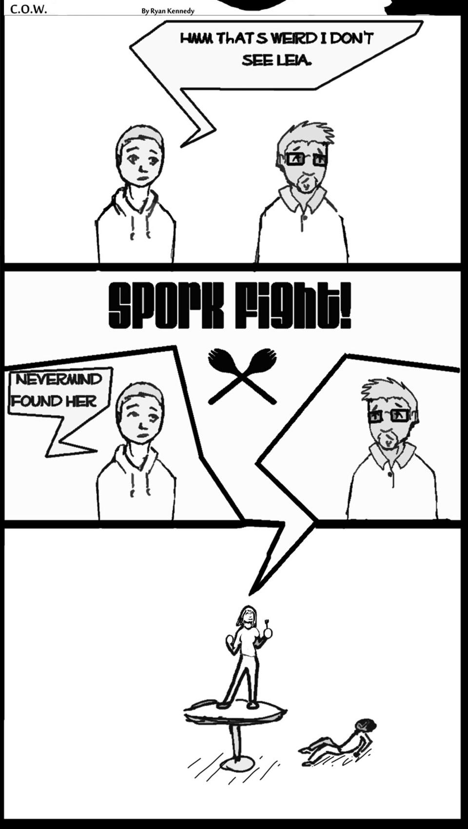 Comic #6 Spork Fight