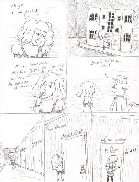 Page Three: In Which there Is Desguise