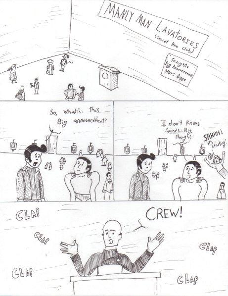 Page Five: In Which There is a Sign Advertising Bingo