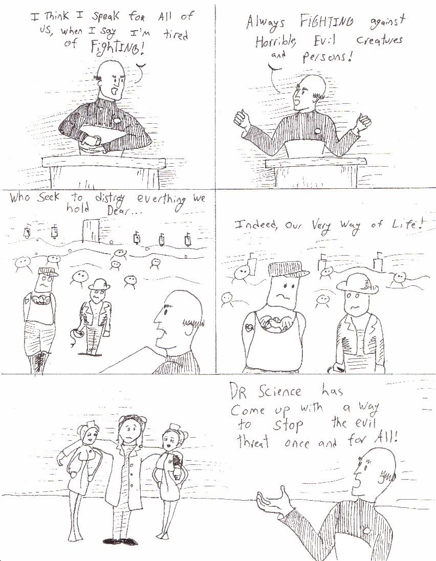 Page Six: In which One Wonders, "An Eagle on his Chest? Really?"