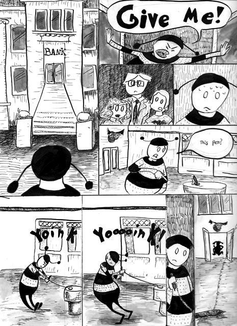 Chapter the Second: Page Six (how not to rob a bank)