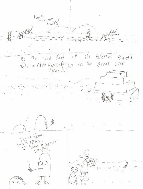 Page Two: By the Hind Foot of the Blessed Bast!