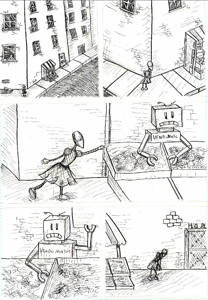 Page Four: In Which the VendoMatic Disapproves
