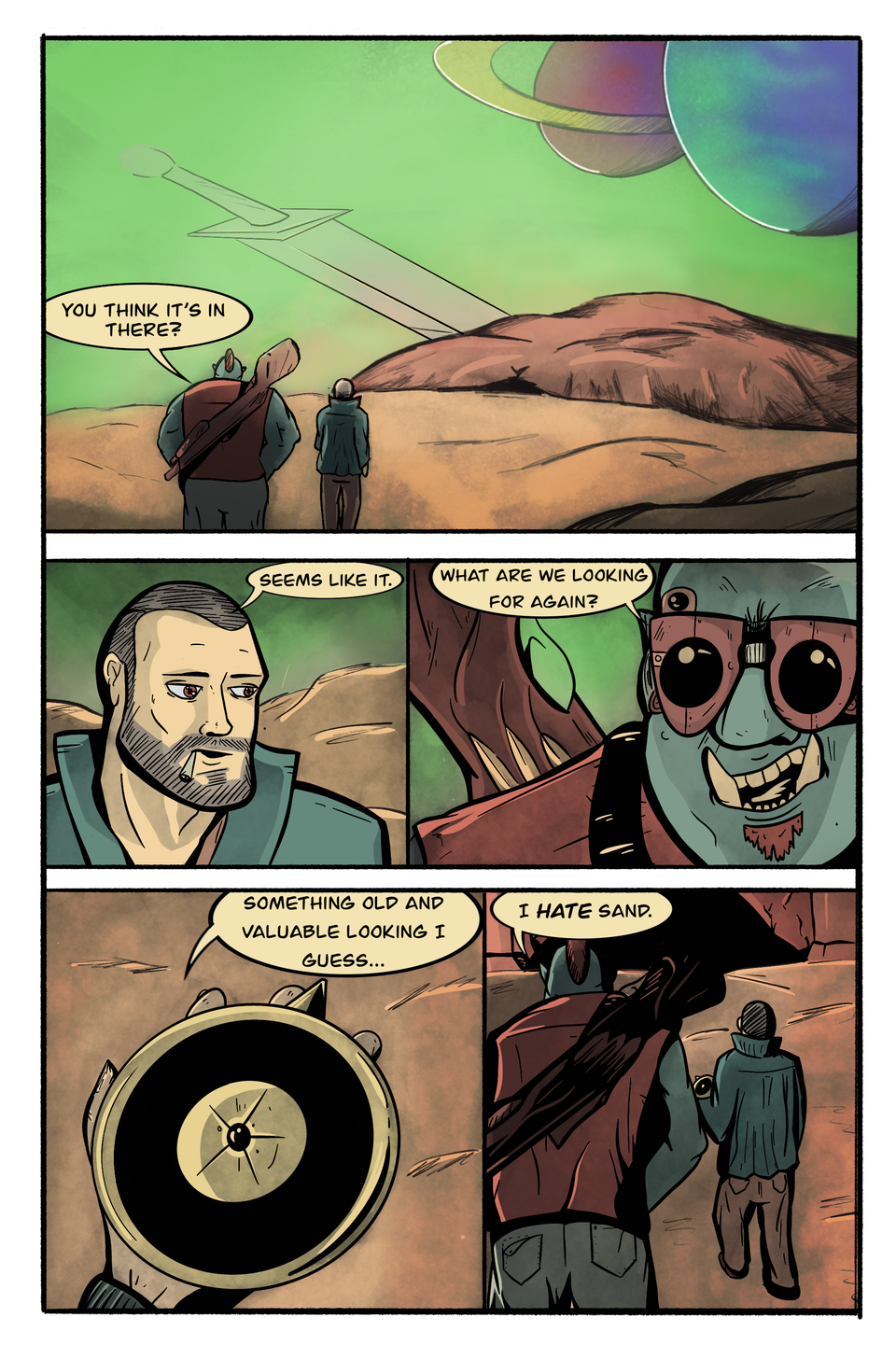 Space Rats Issue 1 Page 1