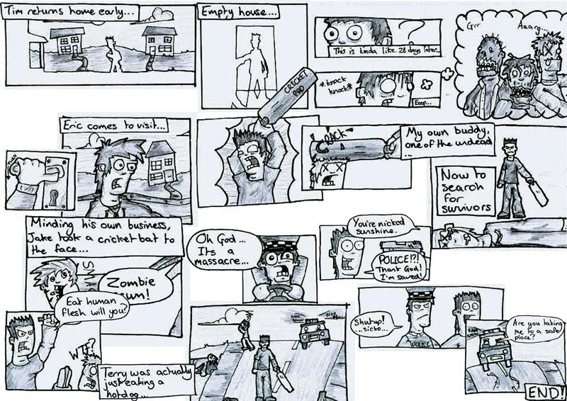 Guest Comic! - Afternoon of The Moderately Alive