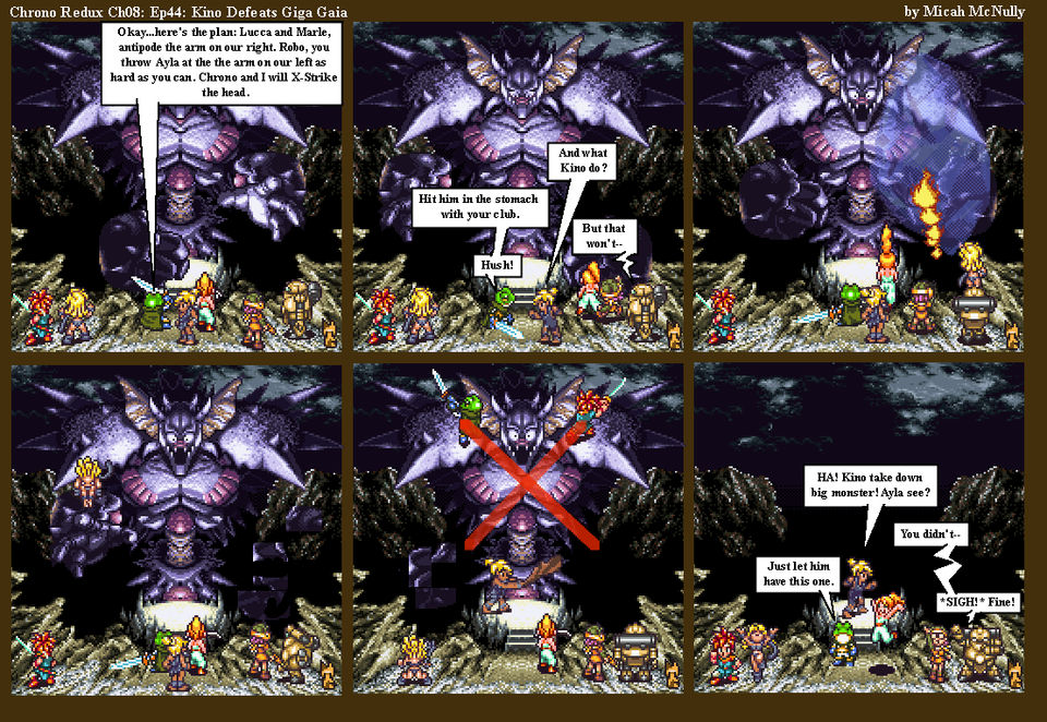 256. Ch08: Ep44: Kino Defeats Giga Gaia