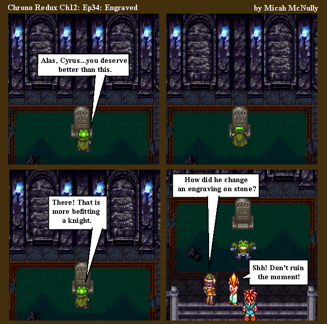 369. Ch12: Ep34: Engraved