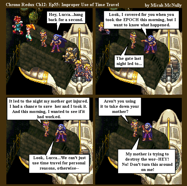 390. Ch12: Ep55: Improper Use of Time Travel
