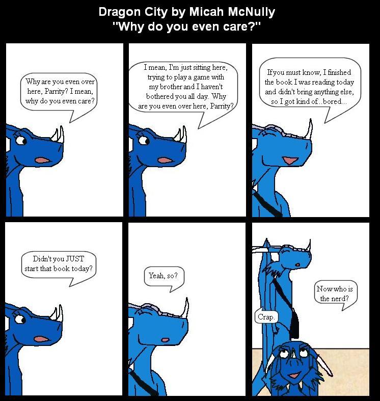 116) Why do you even care?