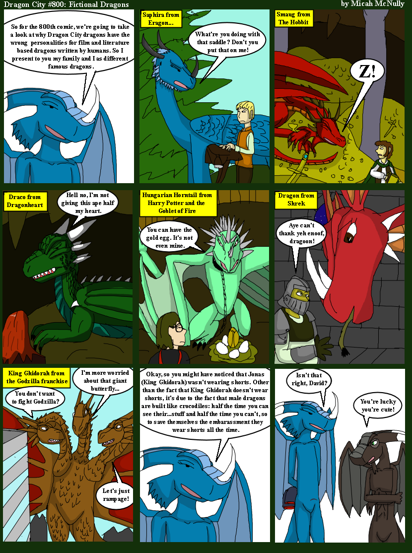 800. Fictional Dragons