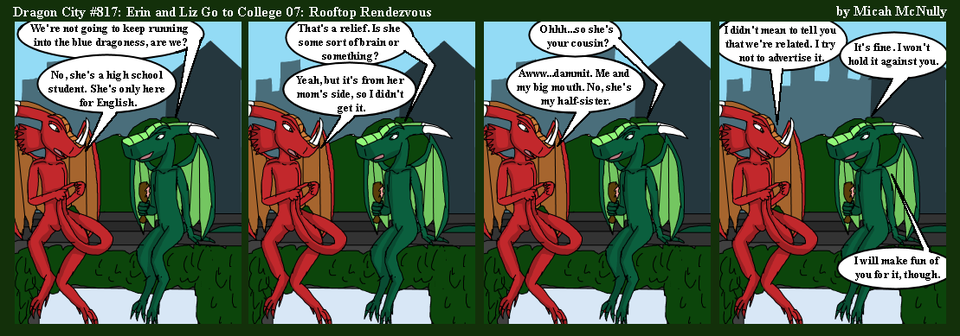 817. Erin and Liz Go to College 07: Rooftop Rendezvous