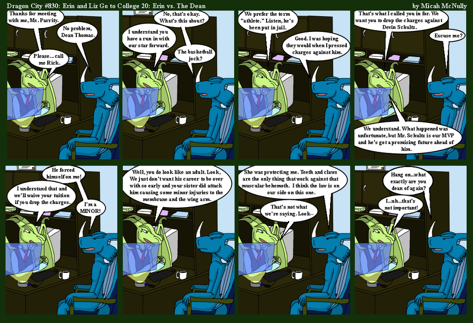 830. Erin and Liz Go to College 20: Erin vs. The Dean