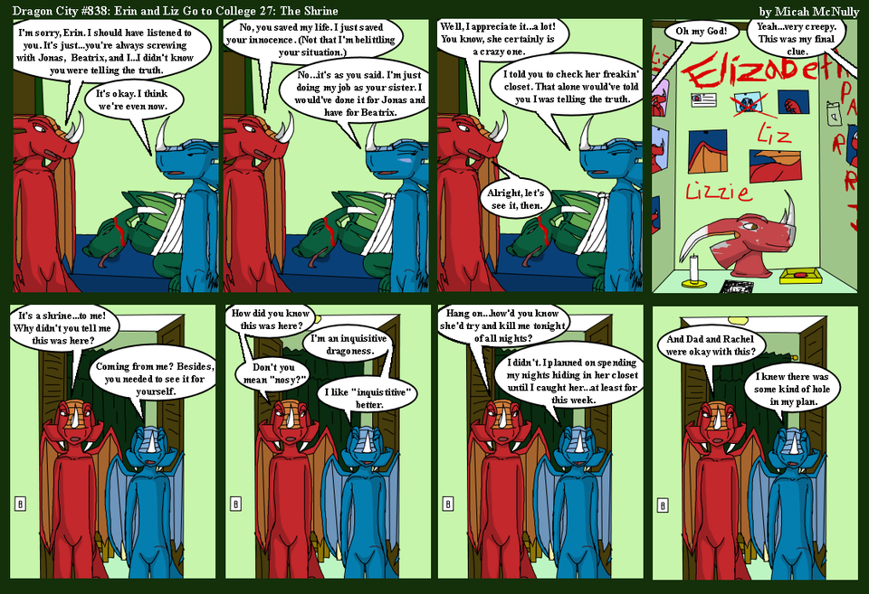 838. Erin and Liz Go to College 27: The Shrine