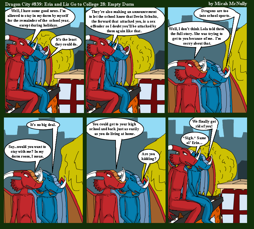 839. Erin and Liz Go to College 28: Empty Dorm