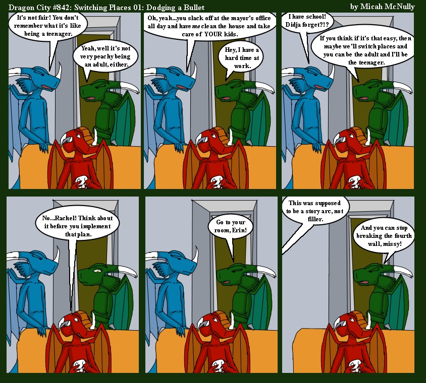 842. Switching Places 01: Dodging a Bullet