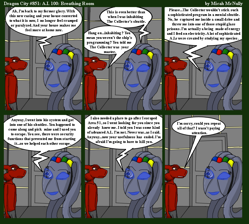 851. A.I. 100: Breathing Room