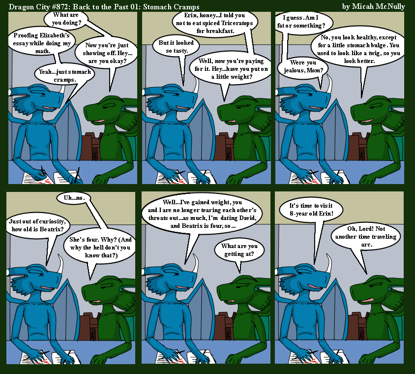 872. Back to the Past 01: Stomach Cramps