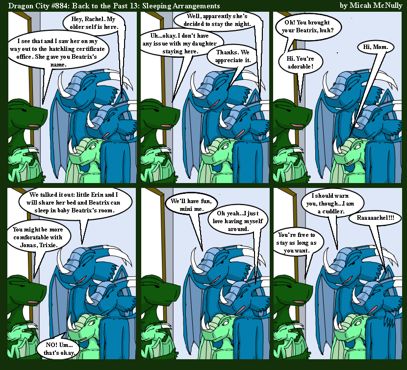 884. Back to the Past 13: Sleeping Arrangement