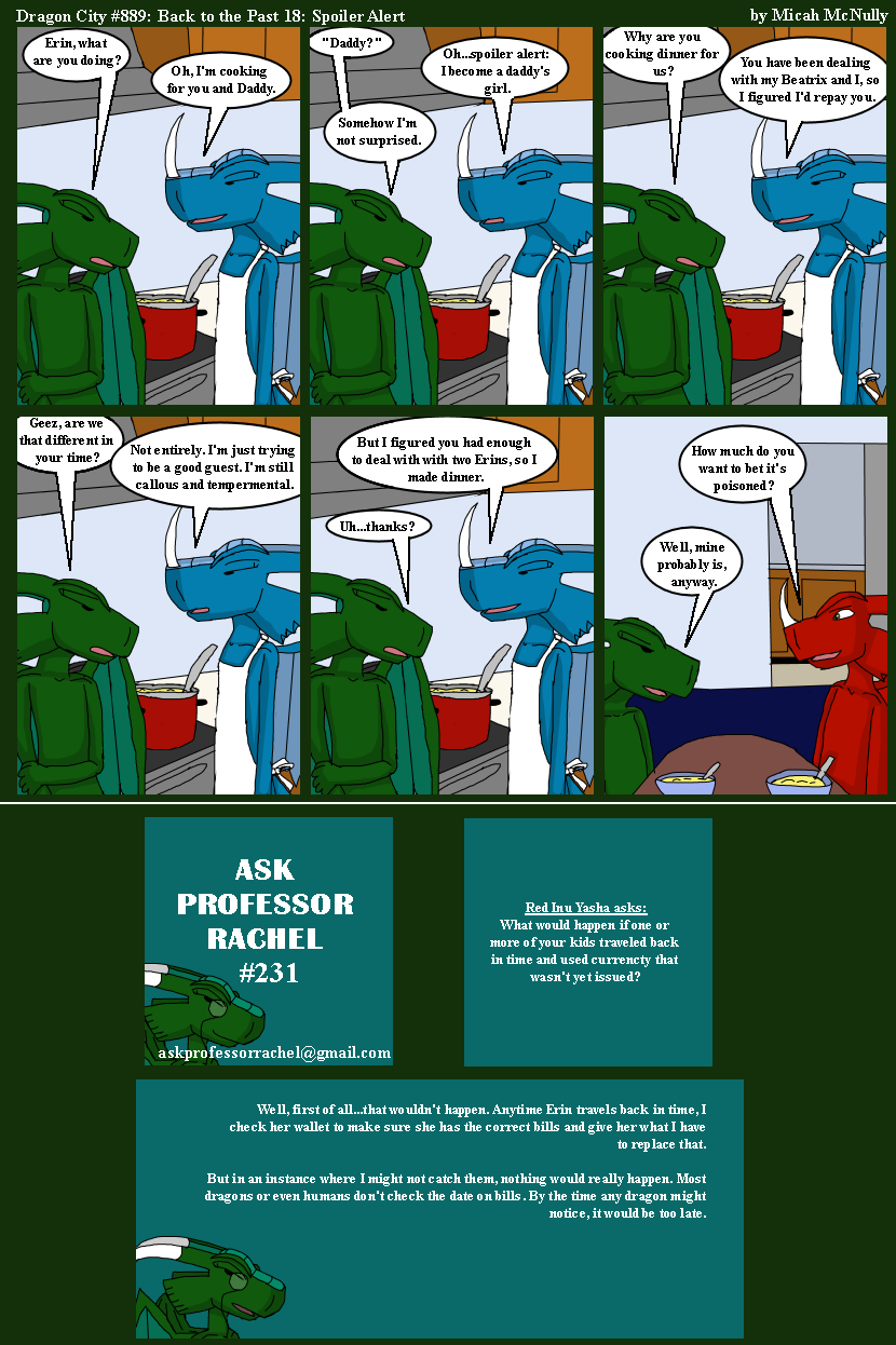 889. Back to the Past 18: Spoiler Alert (With Ask Professor Rachel 231)
