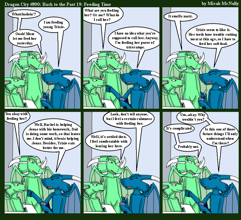 890. Back to the Past 19: Feeding Time
