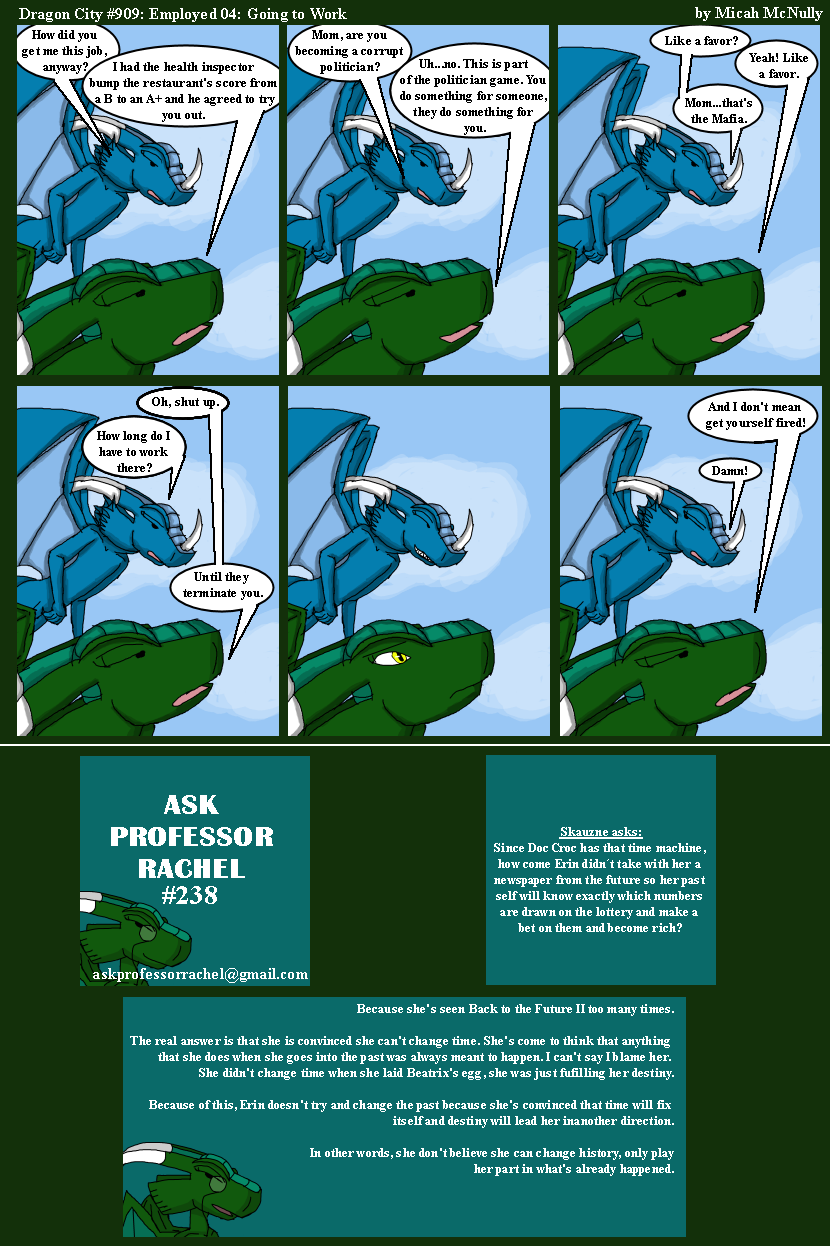 909. Employed 04: Going to Work (With Ask Professor Rachel 238)