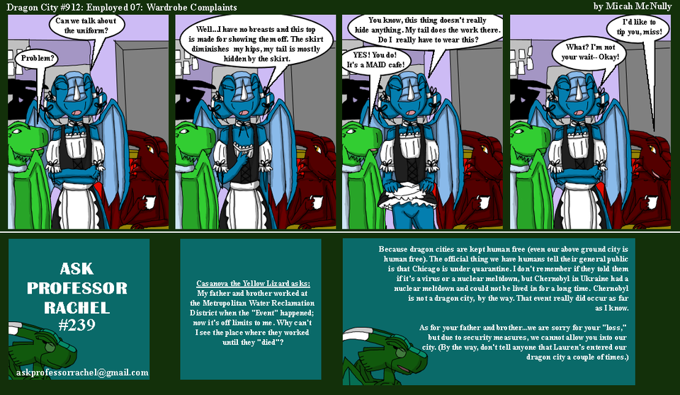 912. Employed 07: Wardrobe Complaints (With Ask Professor Rachel #239)
