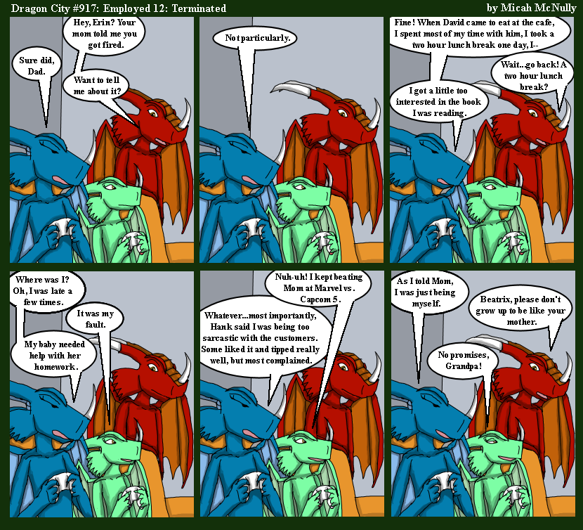 917. Employed 12: Terminated