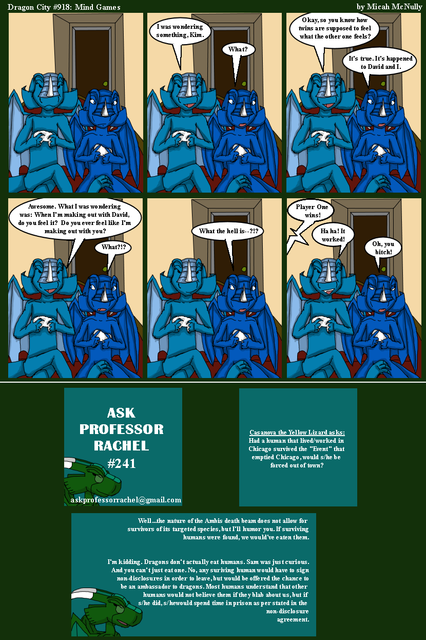 918. Mind Games (With Ask Professor Rachel 241)