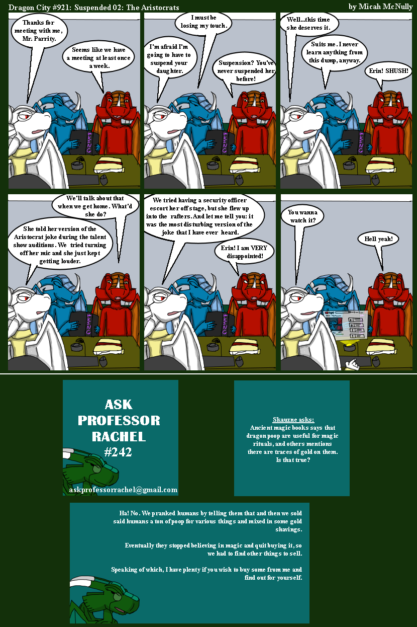 921. Suspended 02: The Aristocrats (With Ask Professor Rachel 242)