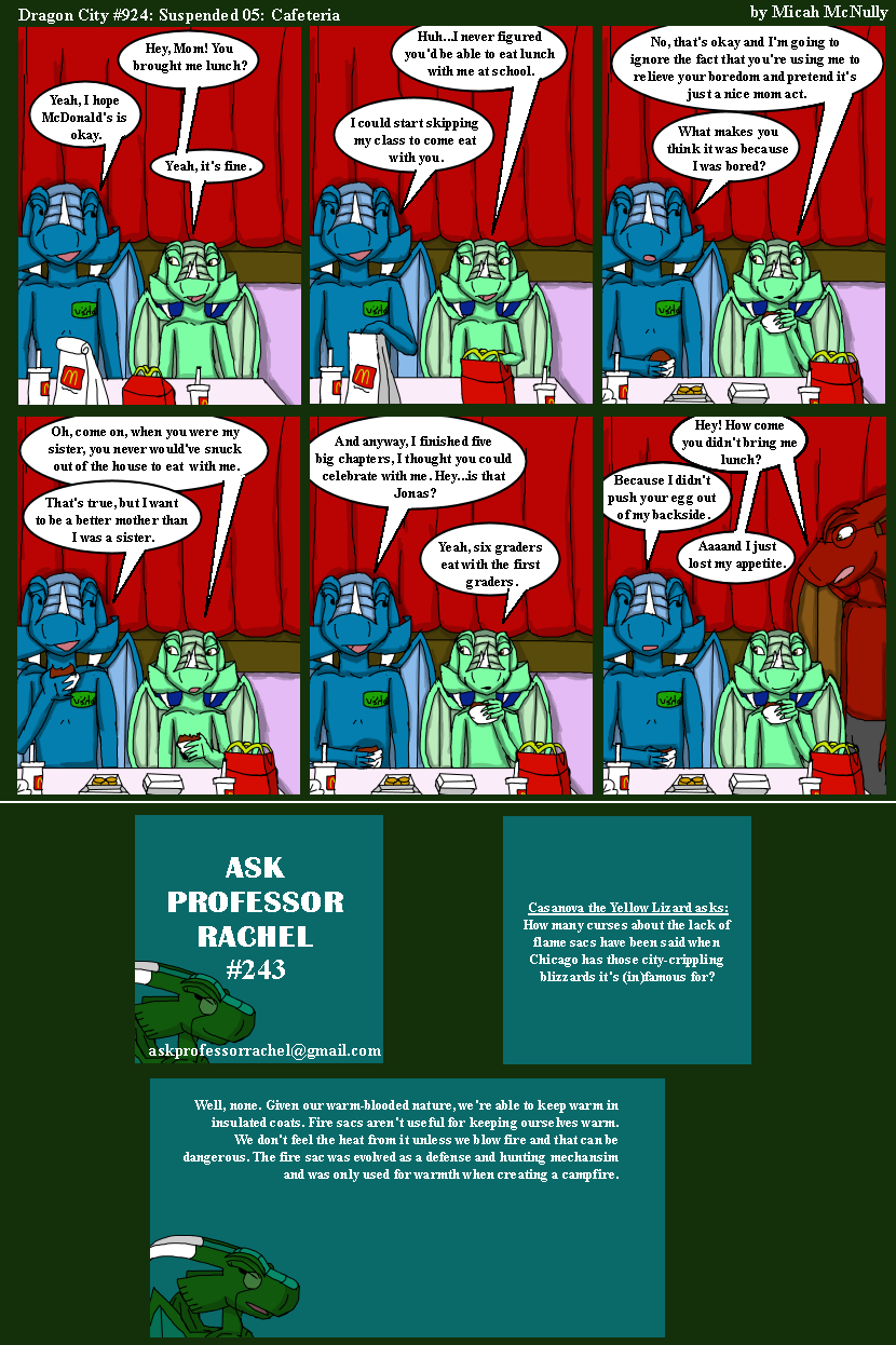 924: Suspended 05: Cafeteria (With Ask Professor Rachel 243)