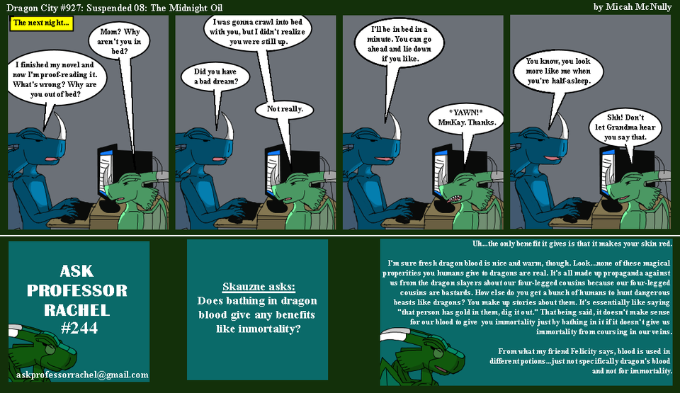 927. Suspended 08: The Midnight Oil (With Ask Professor Rachel 244)