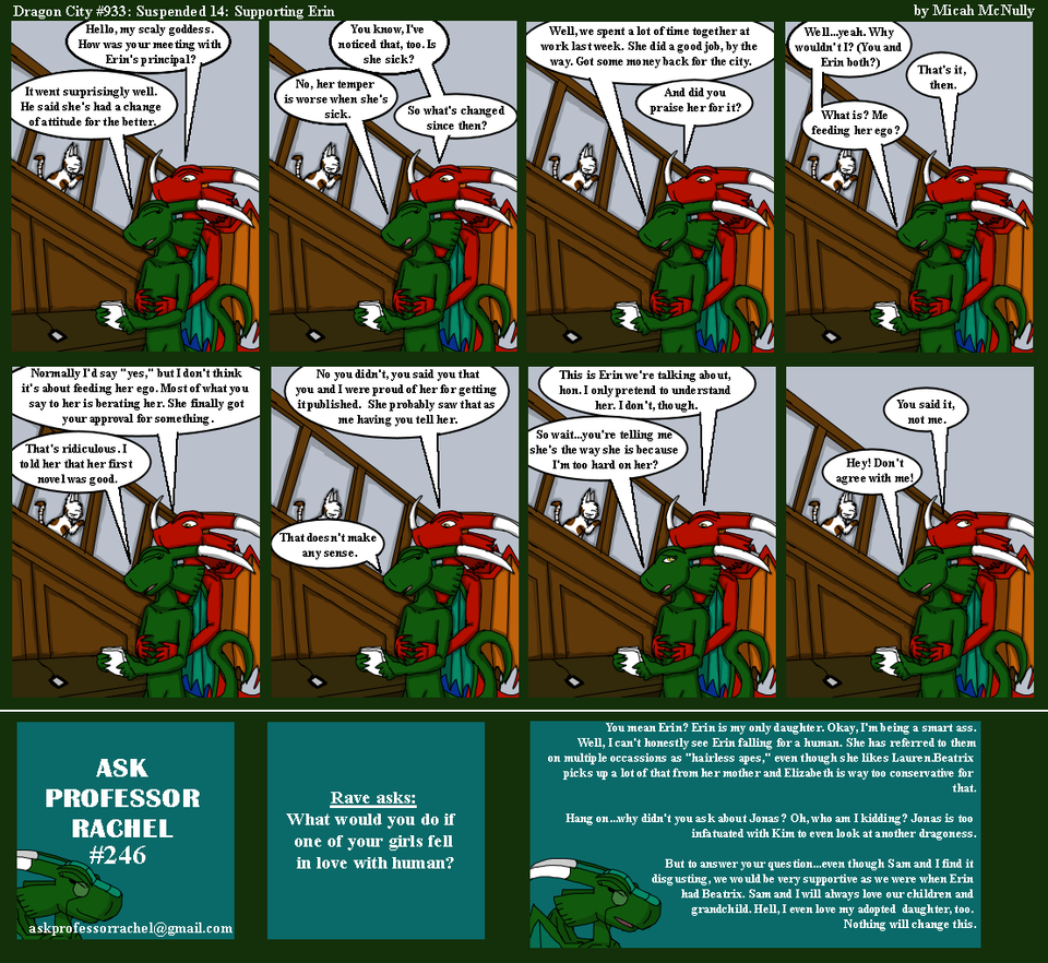 933. Suspended 14: Supporting Erin (With Ask Professor Rachel 246)