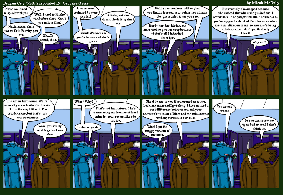 938. Suspended 19: Greener Grass