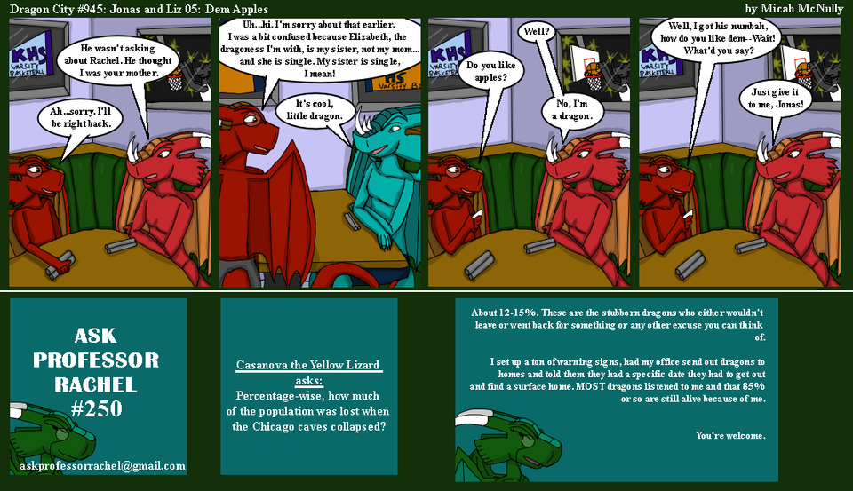 945. Jonas and Liz 05: Dem Apples (With Ask Professor Rachel 250)c