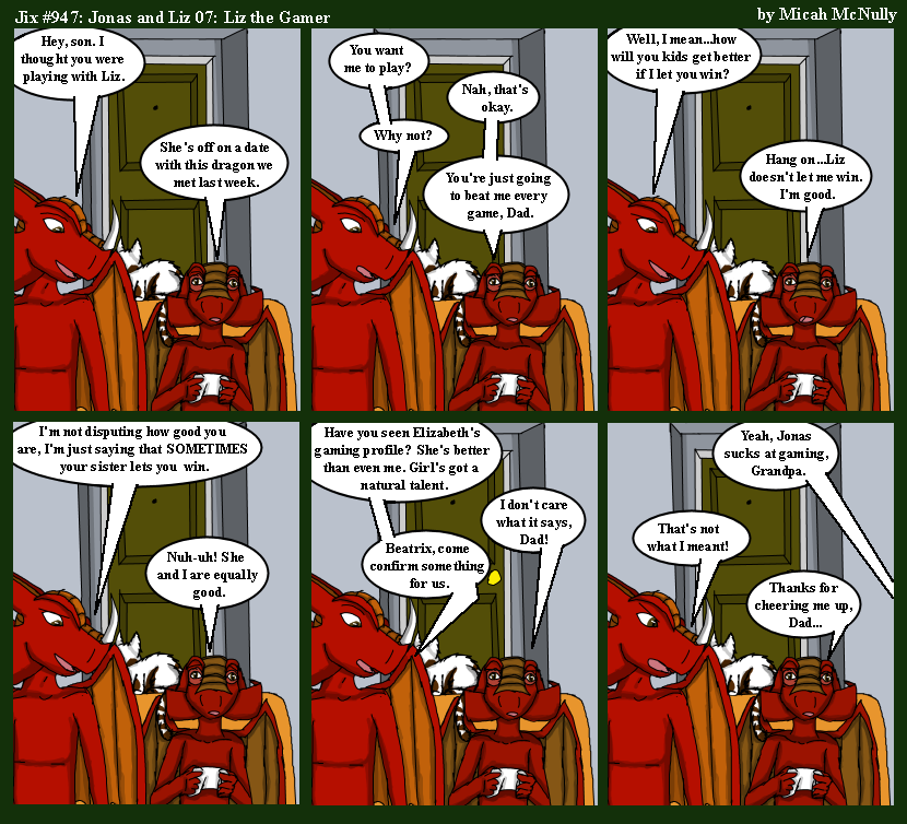 947. Jonas and Liz 07: Liz the Gamer