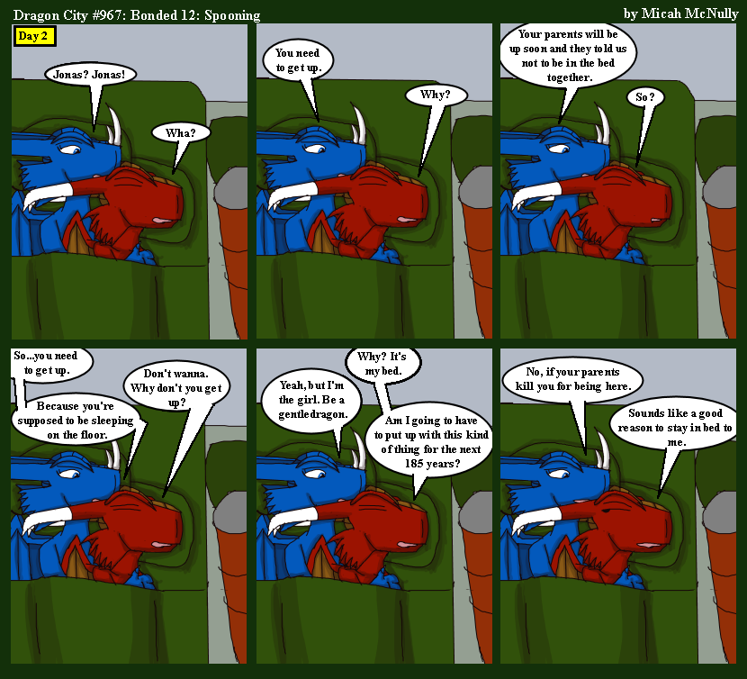967. Bonded 12: Spooning