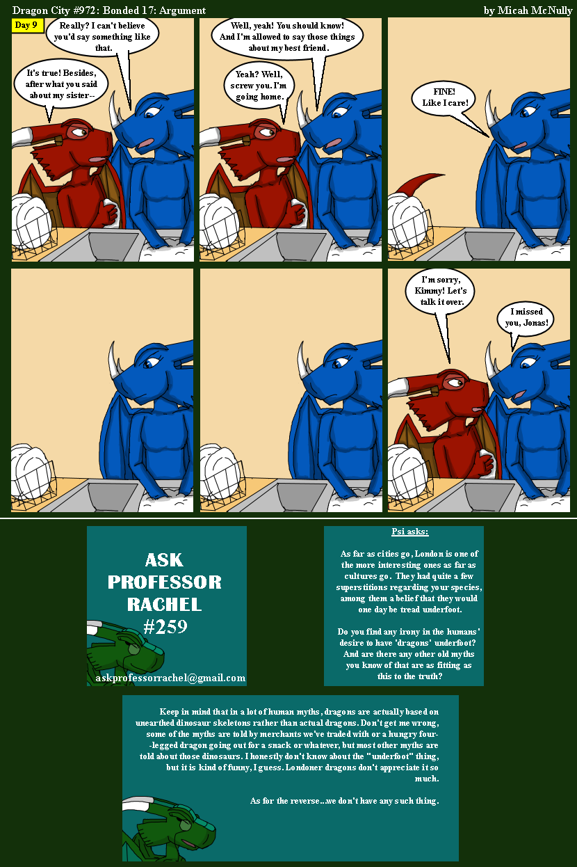 972. Bonded 17: Argument (With Ask Professor Rachel 259)