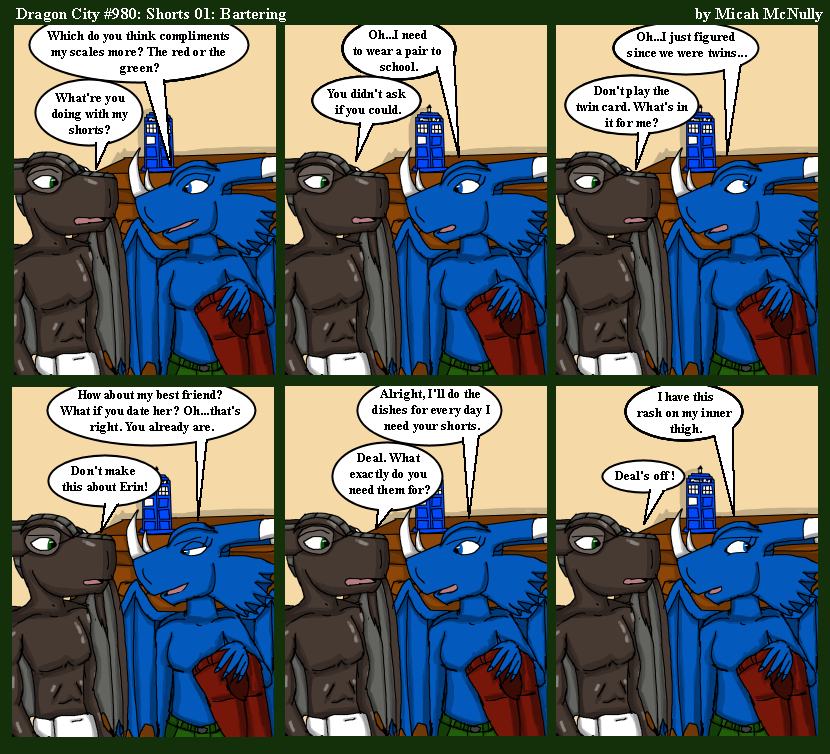 980. Shorts 01: Bartering