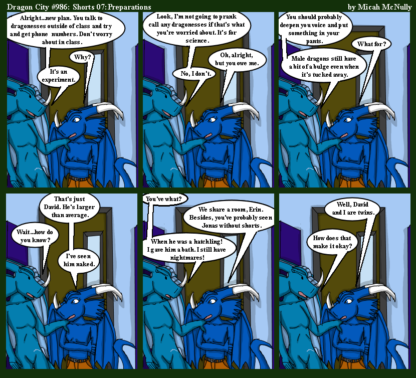 986. Shorts 07: Preparations