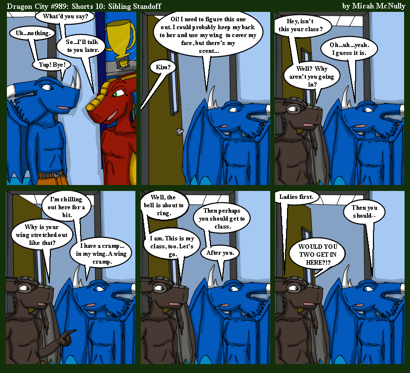 989. Shorts 10: Sibling Standoff