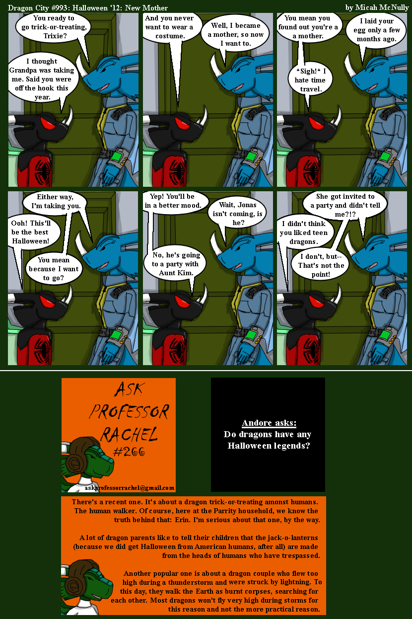 993. Halloween '12: New Mother (With Ask Professor Rachel 266)