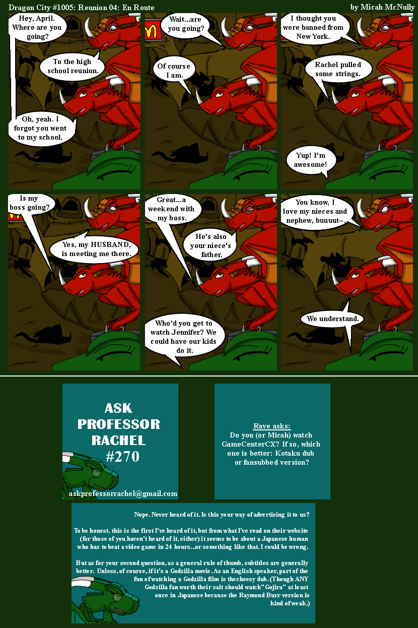 1005. Reunion 04: En Route (With Ask Professor Rachel 270)