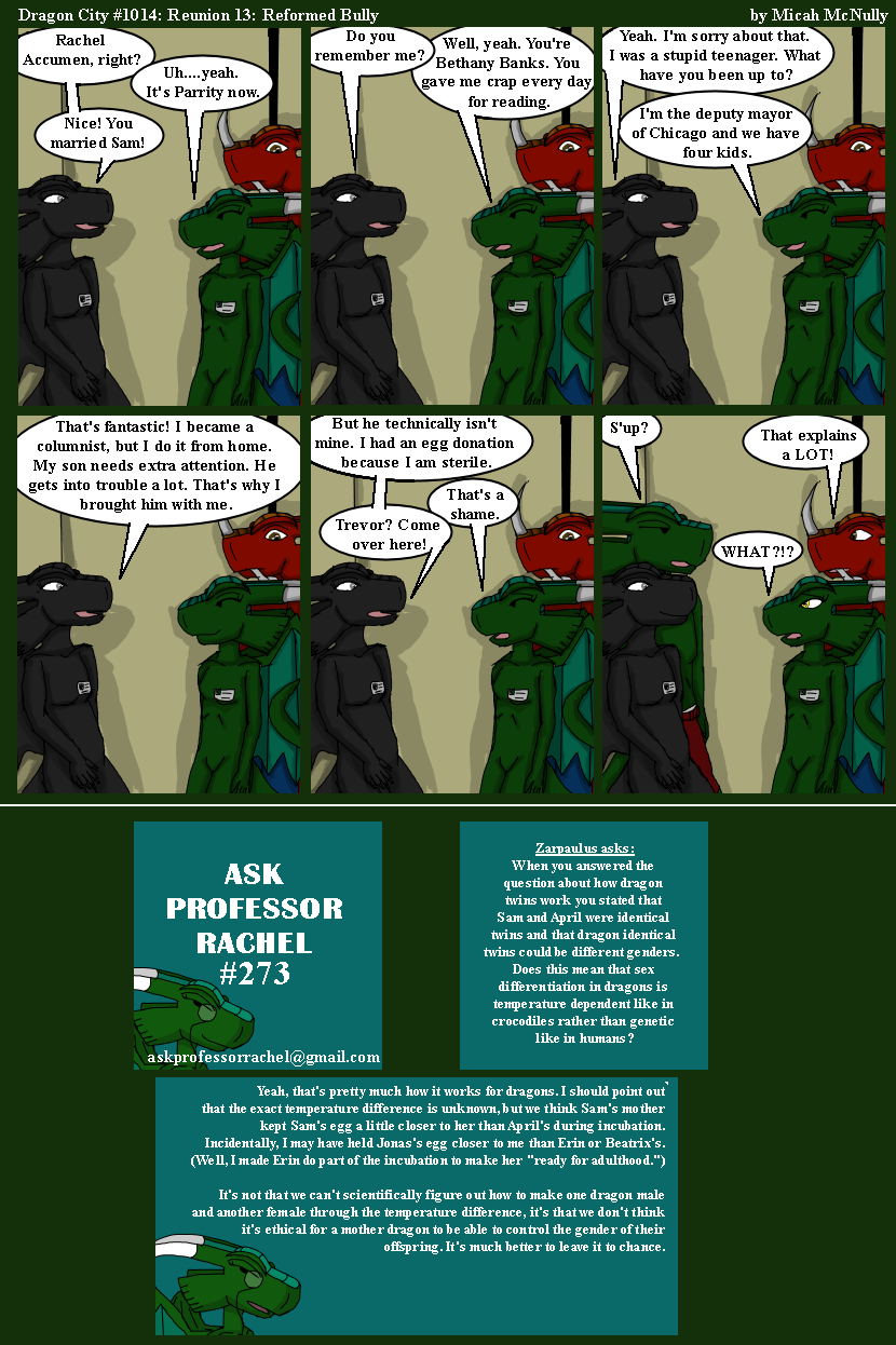 1014. Reunion 13: Reformed Bully (With Ask Professor Rachel #273)