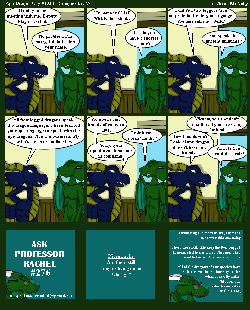 1023. Refugee 02: Wirk (With Ask Professor Rachel 276)