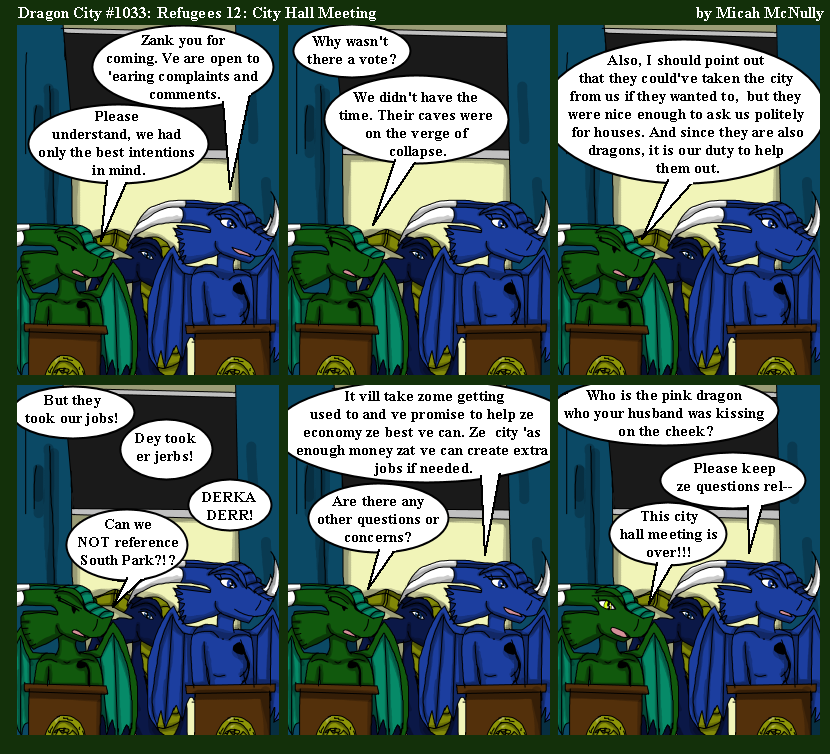 1033. Refugees 12: City Hall Meeting