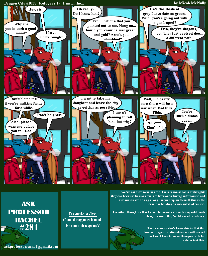 1038. Refugees 17: Pain in the...(With Ask Professor Rachel #281)