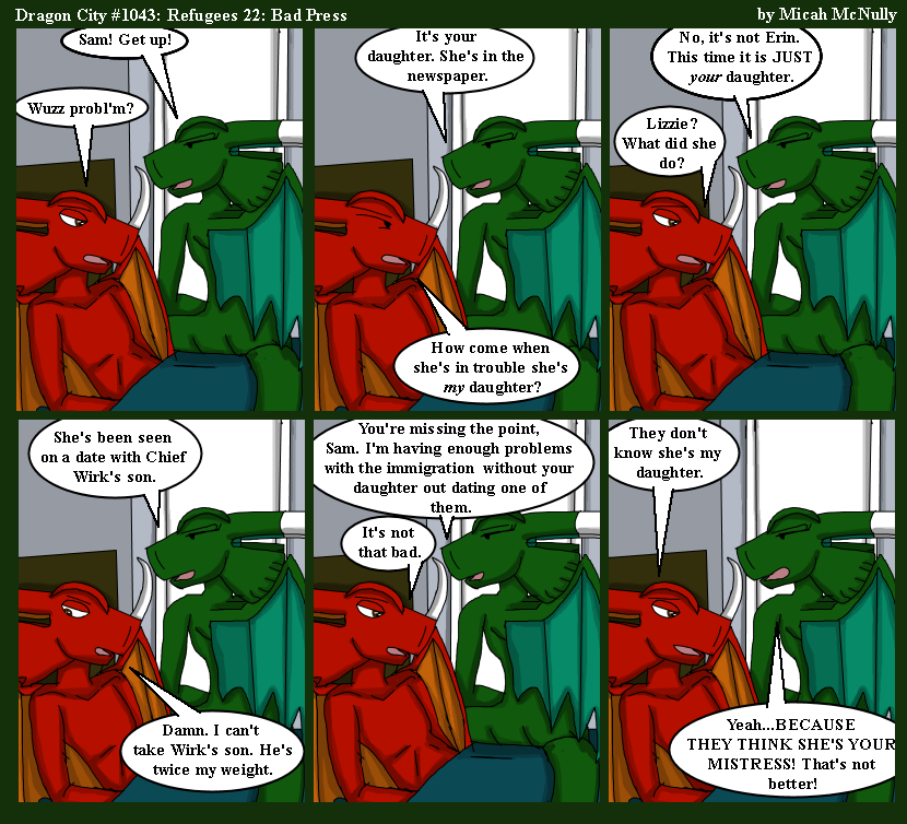 1043. Refugees 22: Bad Press