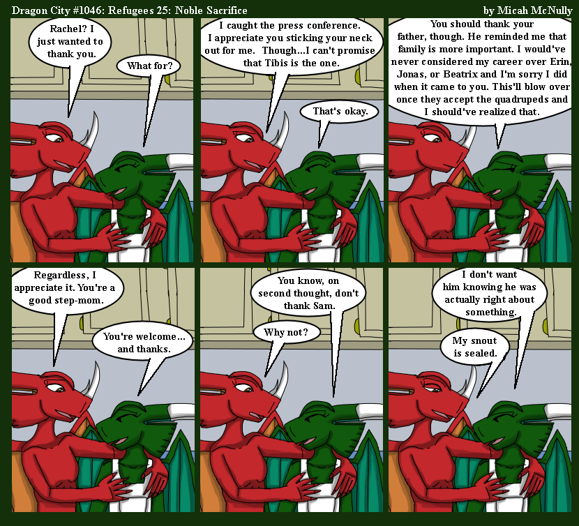 1046. Refugees 25: Noble Sacrifice