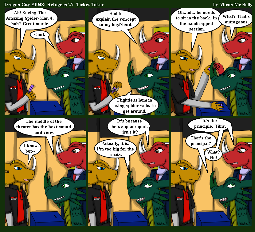 1048. Refugees 27: Ticket Taker